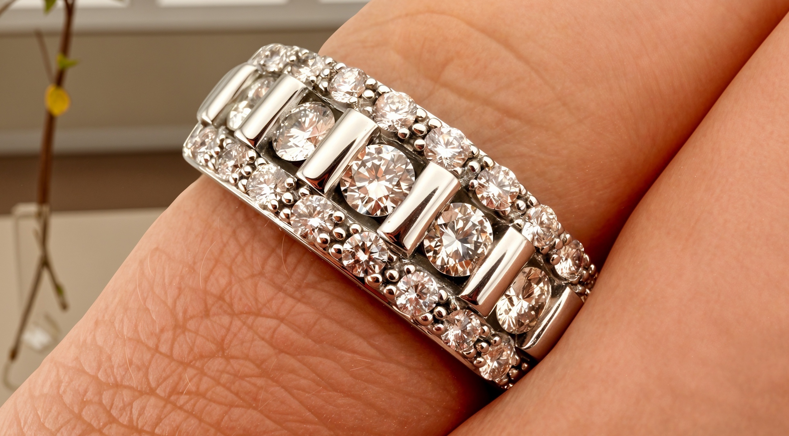 Diamantový prsten s brilianty